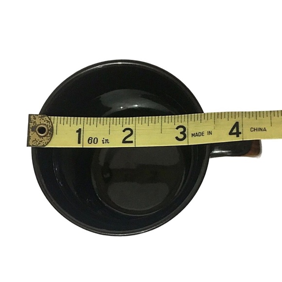 Vintage Hardees Coffee Mug 1986 Rise And Shine Homemade Biscuits Glazed Brown - Picture 11 of 14